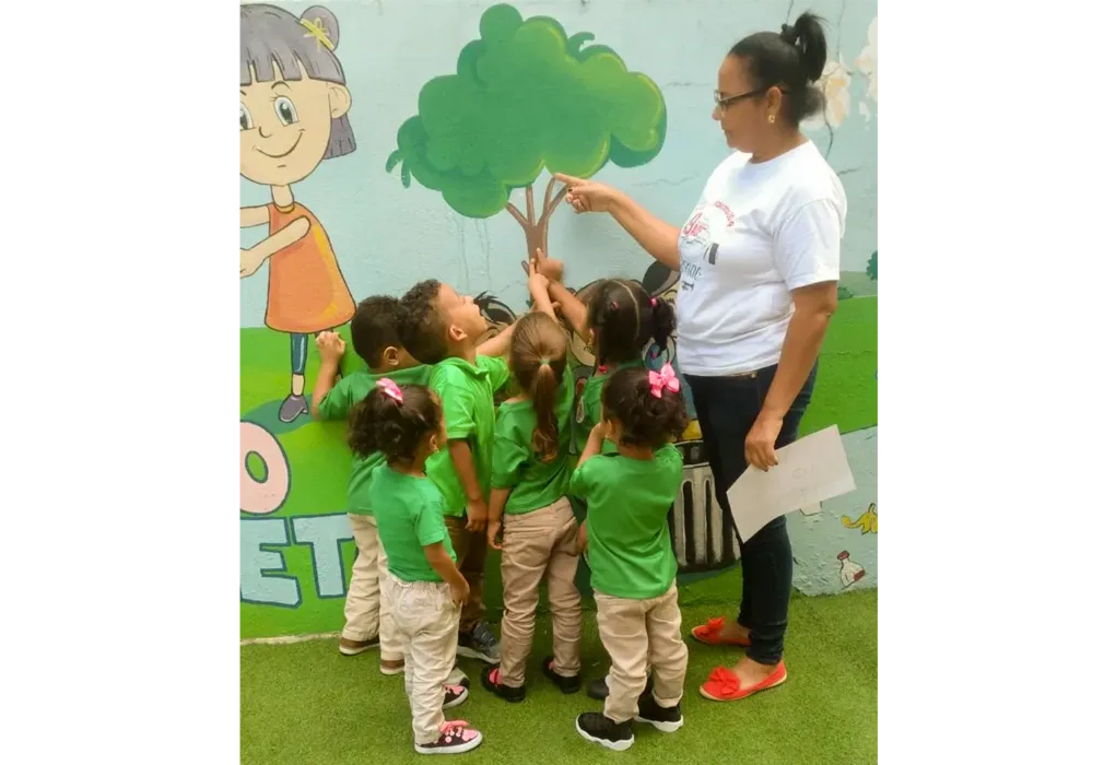 Kinder in der Kindertagesstätte ‚La Amistad‘ in der Dominikanischen Republik